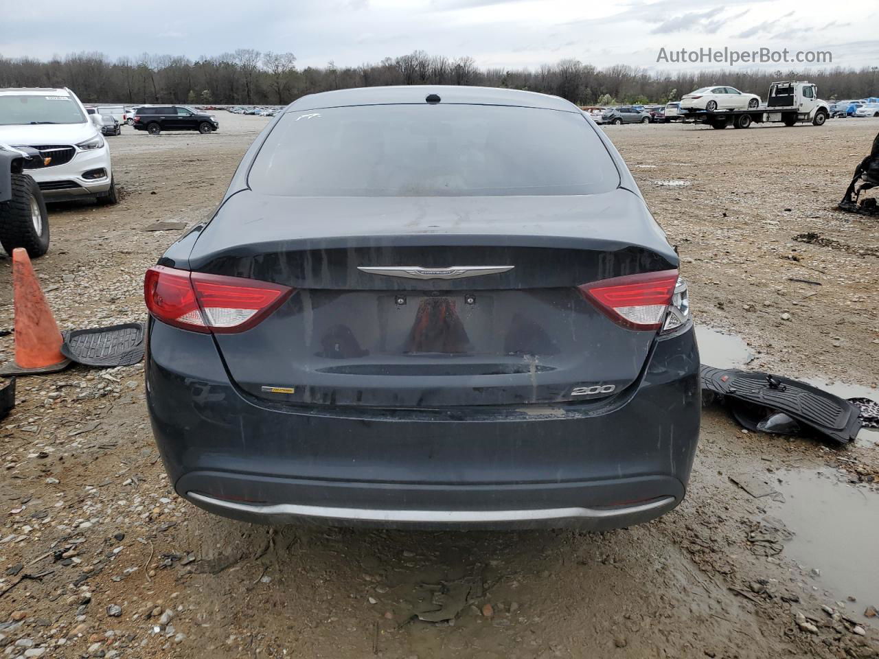 2017 Chrysler 200 Limited Черный vin: 1C3CCCAB8HN503641