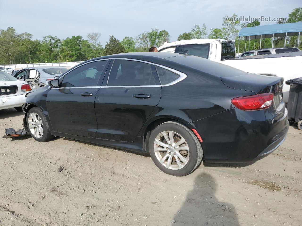 2017 Chrysler 200 Limited Black vin: 1C3CCCAB8HN505311