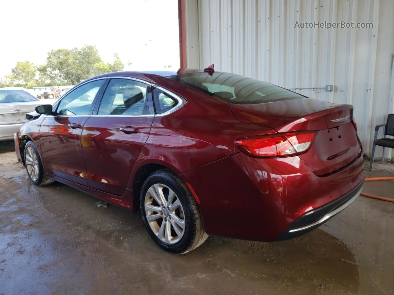 2017 Chrysler 200 Limited Burgundy vin: 1C3CCCAB8HN505664