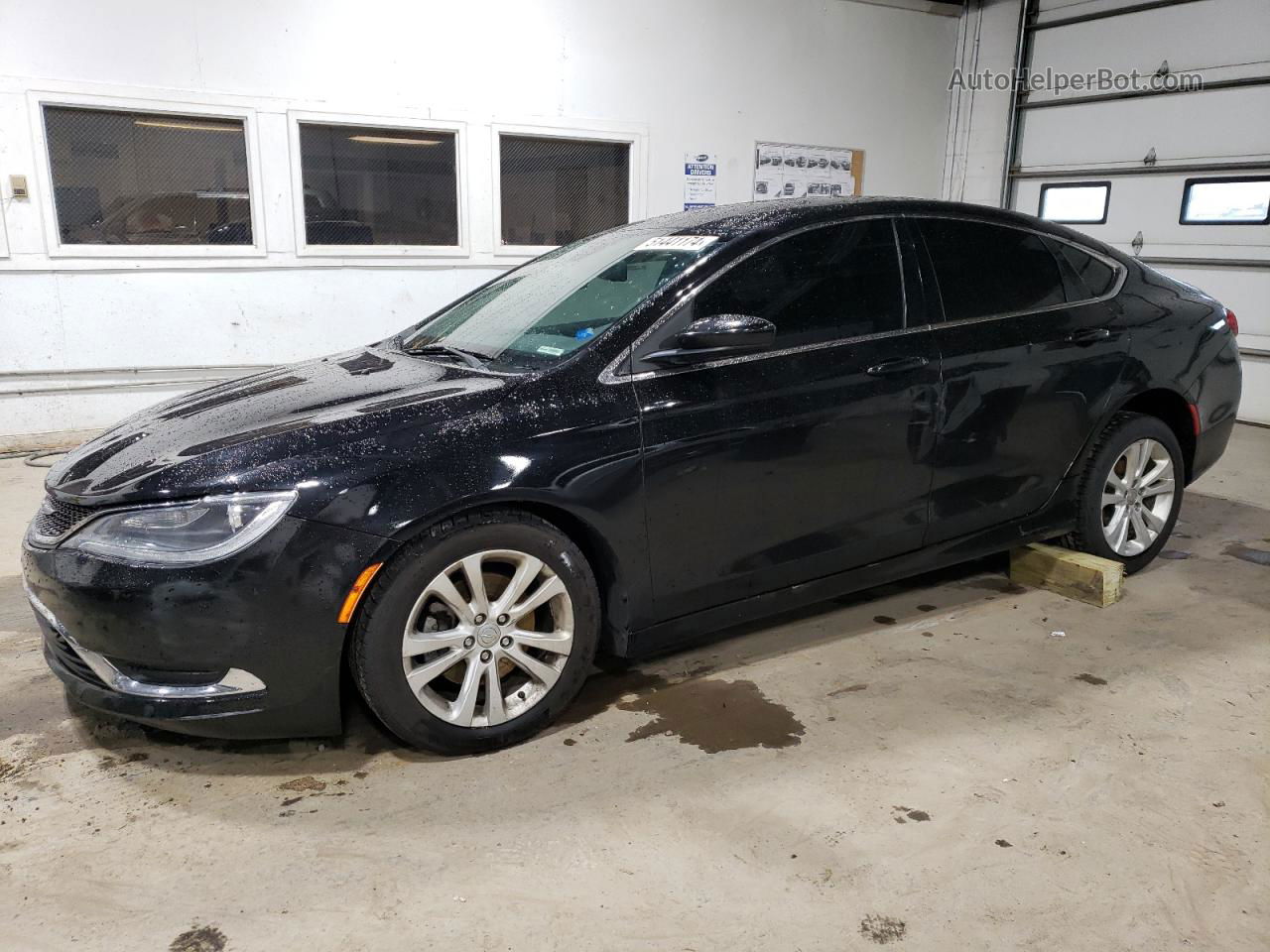 2017 Chrysler 200 Limited Black vin: 1C3CCCAB8HN505793