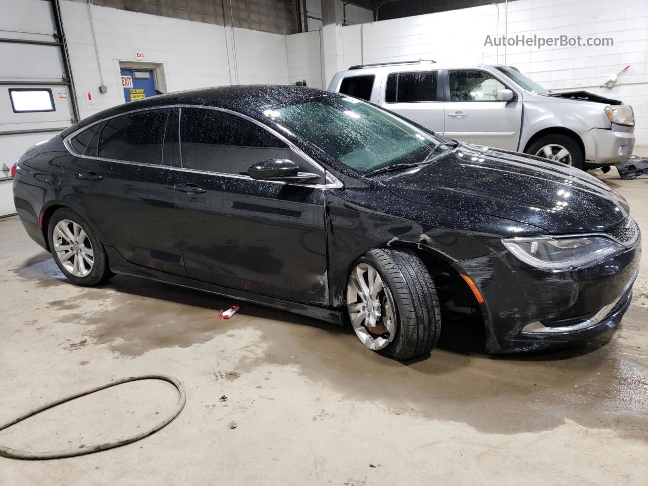 2017 Chrysler 200 Limited Black vin: 1C3CCCAB8HN505793