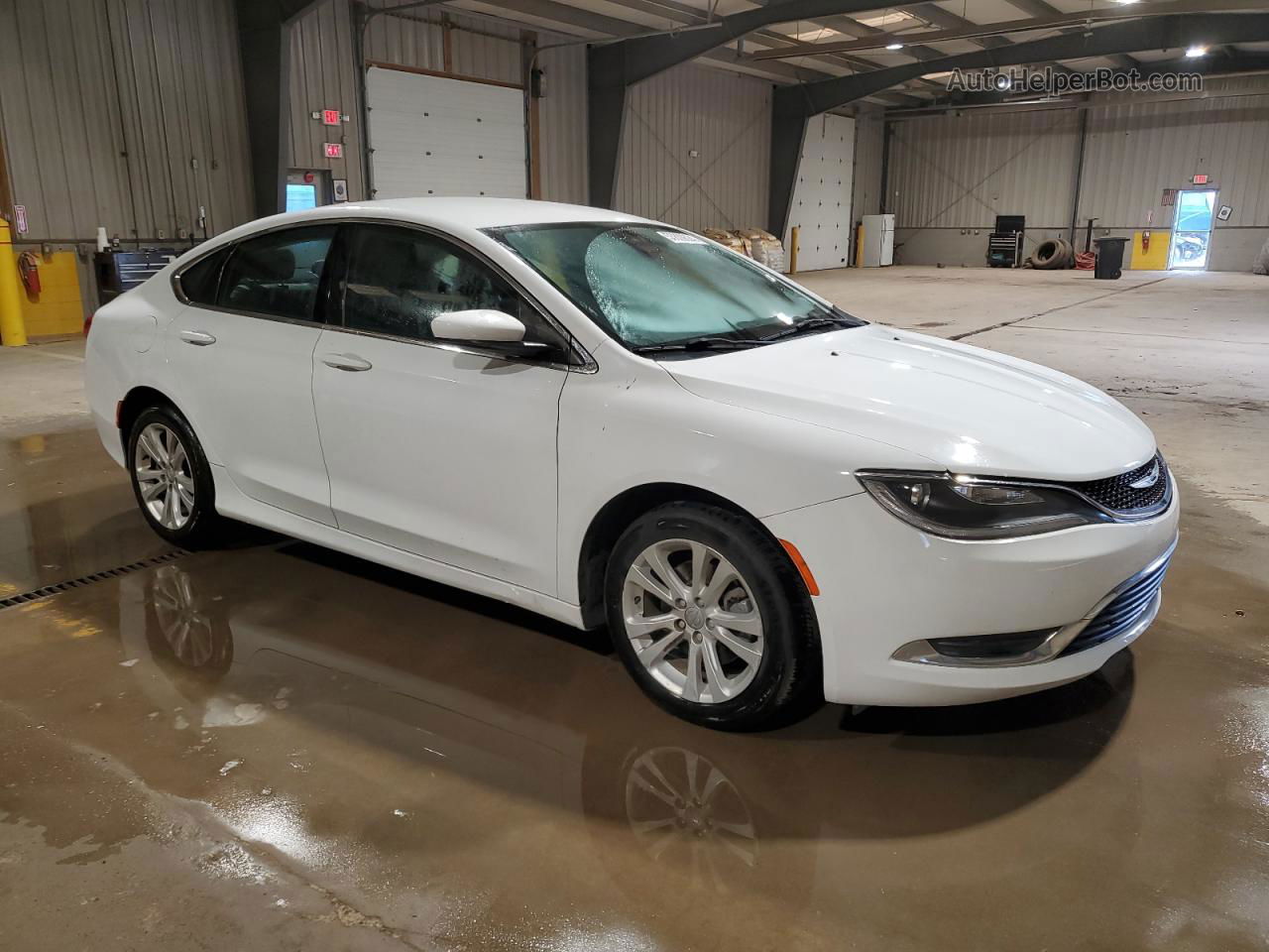 2017 Chrysler 200 Limited White vin: 1C3CCCAB8HN507270