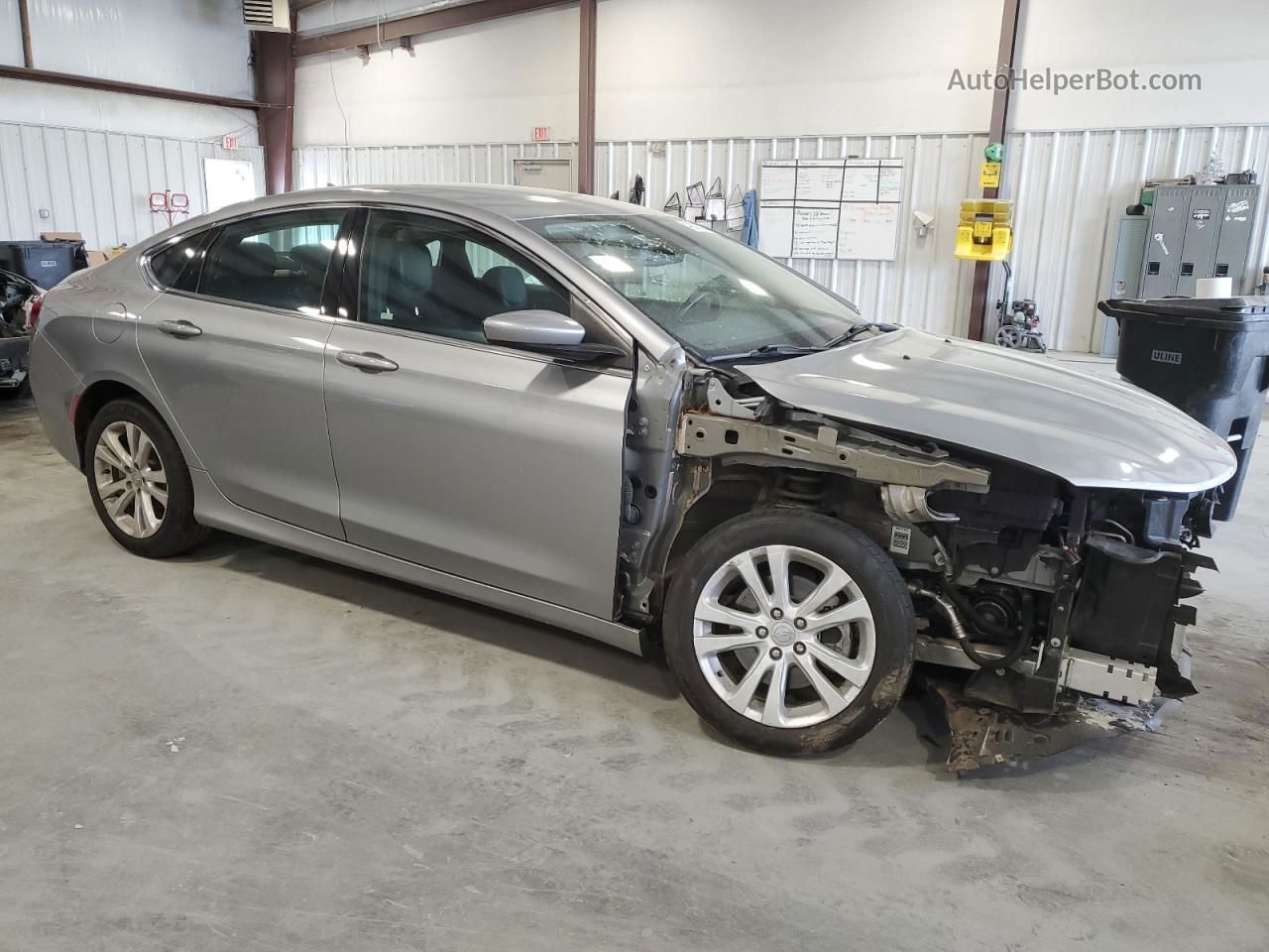 2017 Chrysler 200 Limited Gray vin: 1C3CCCAB8HN507723