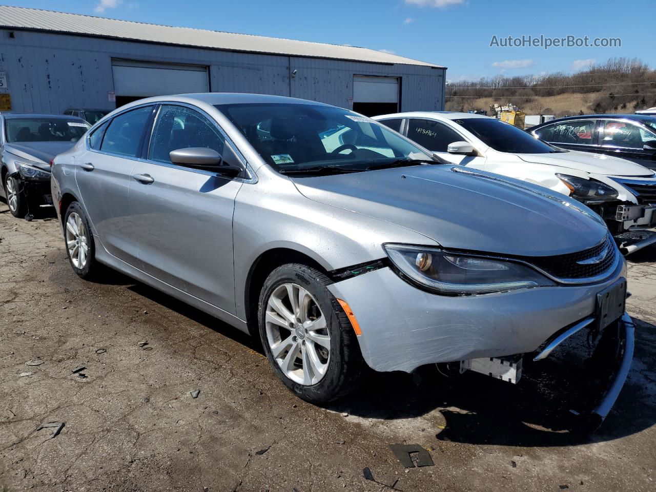 2017 Chrysler 200 Limited Silver vin: 1C3CCCAB8HN509522