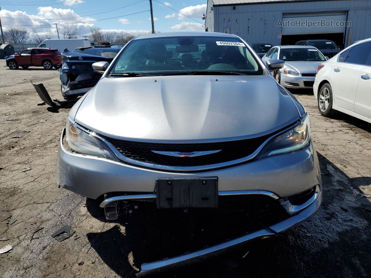 2017 Chrysler 200 Limited Silver vin: 1C3CCCAB8HN509522