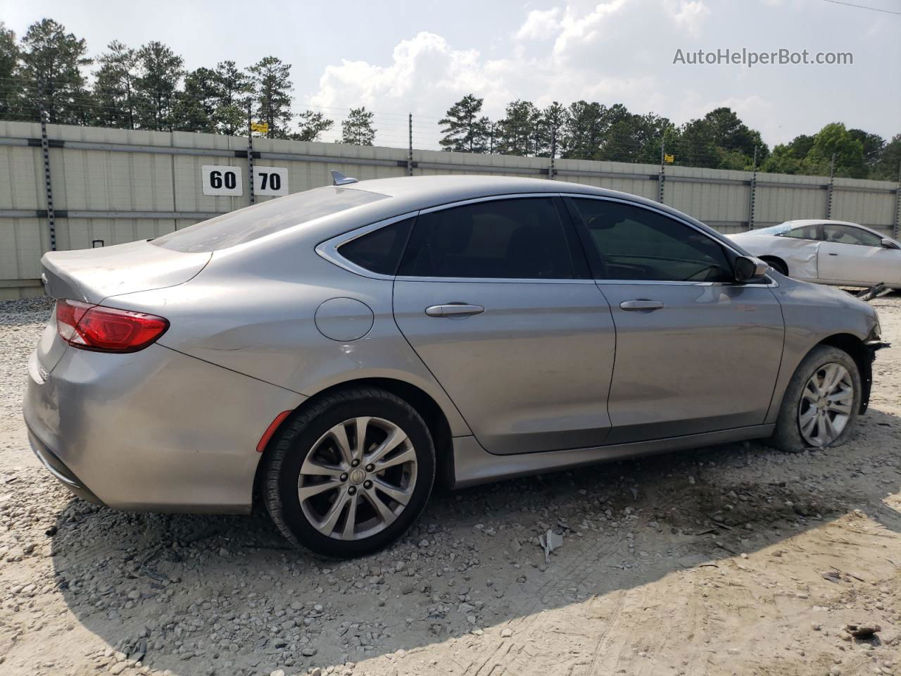 2017 Chrysler 200 Limited Silver vin: 1C3CCCAB8HN511772