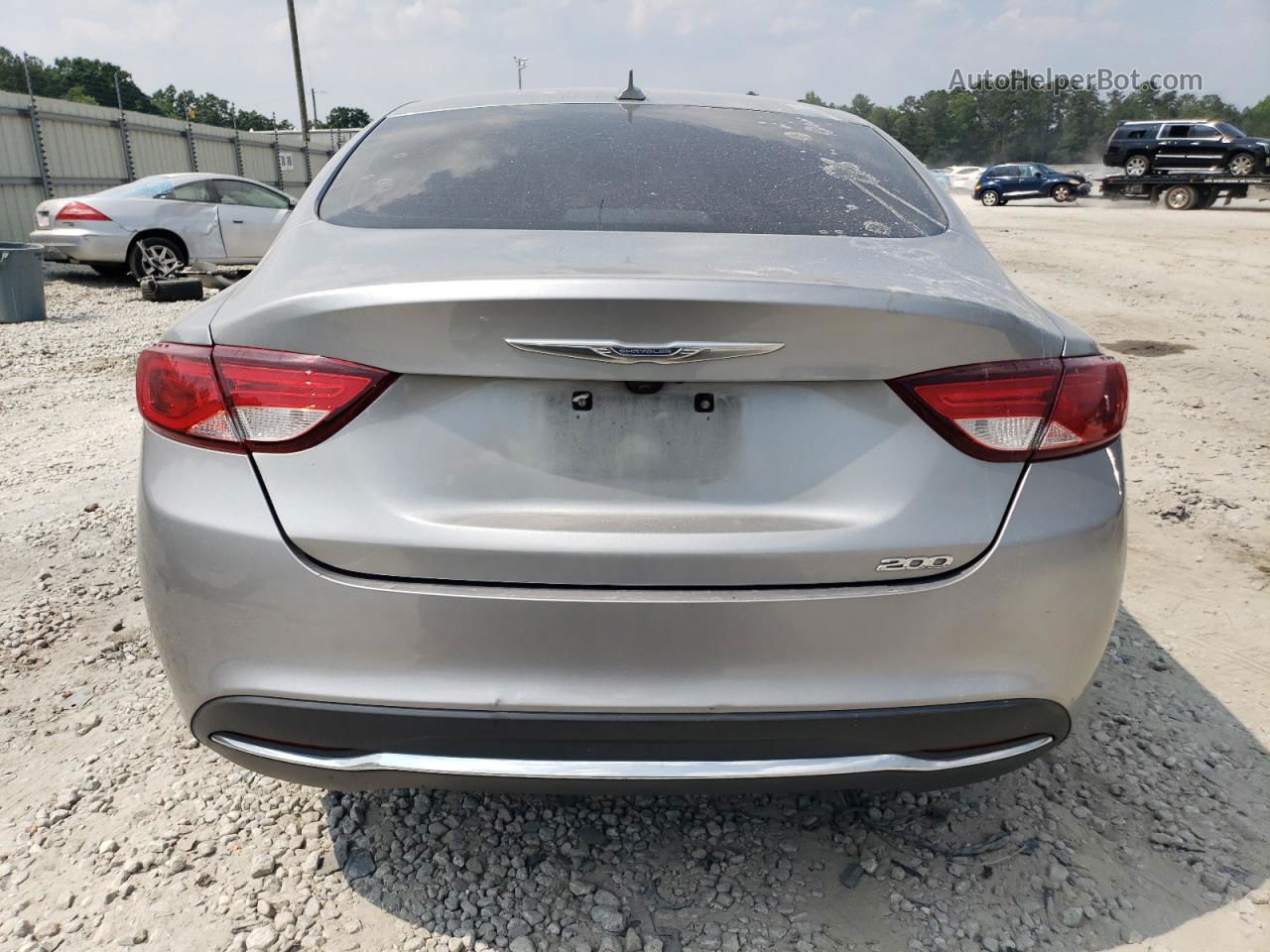 2017 Chrysler 200 Limited Серебряный vin: 1C3CCCAB8HN511772