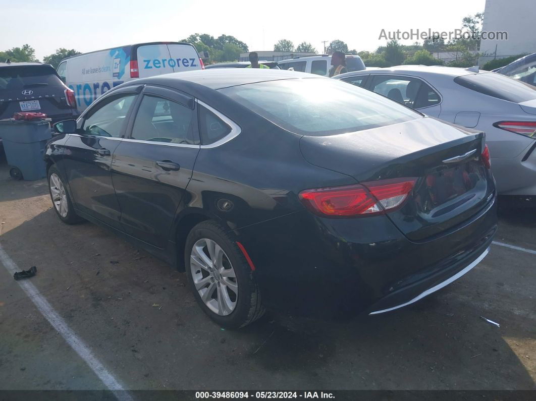 2015 Chrysler 200 Limited Черный vin: 1C3CCCAB9FN502513