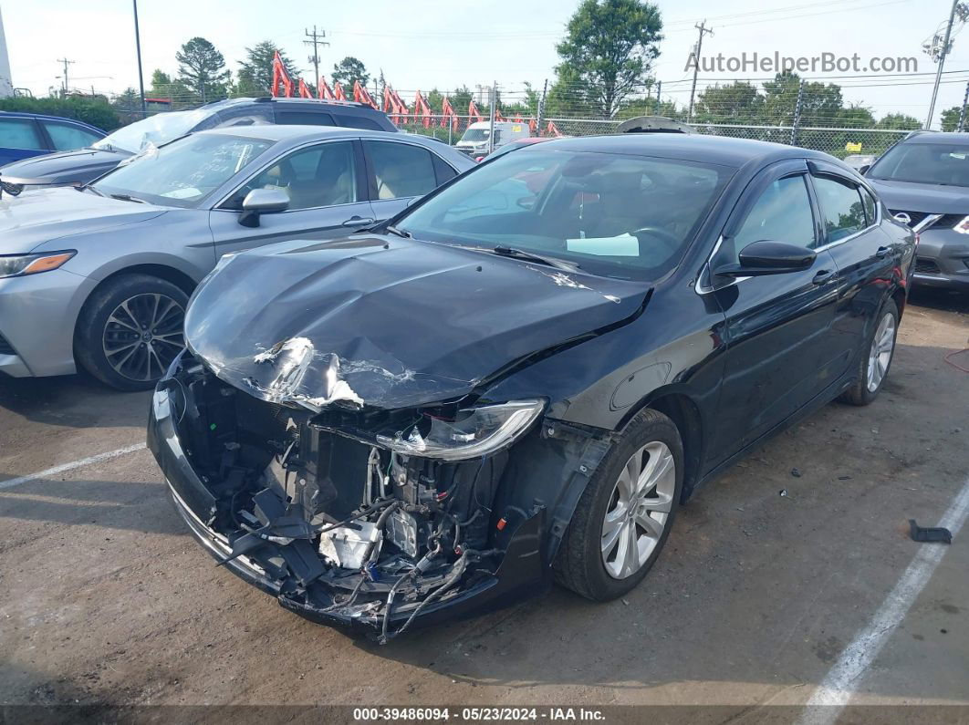 2015 Chrysler 200 Limited Черный vin: 1C3CCCAB9FN502513