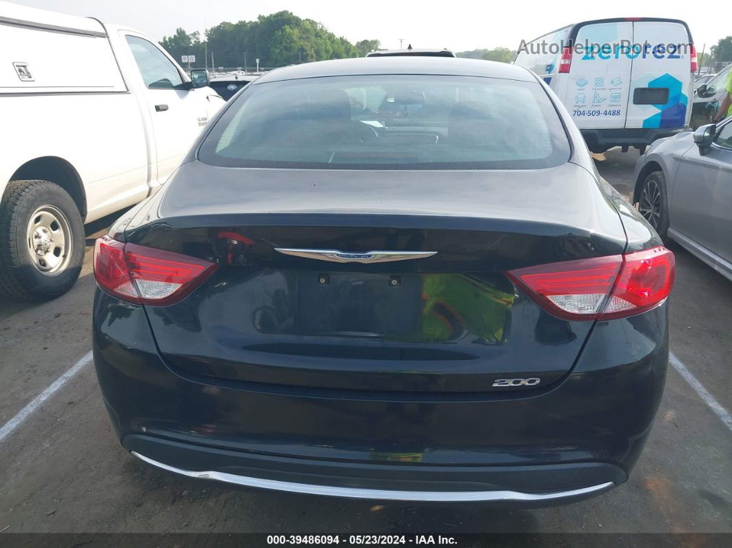 2015 Chrysler 200 Limited Черный vin: 1C3CCCAB9FN502513