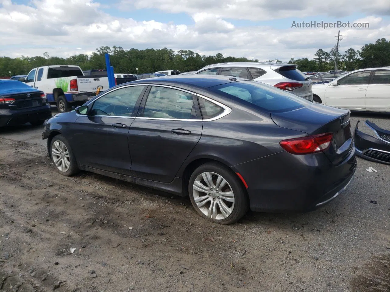 2015 Chrysler 200 Limited Charcoal vin: 1C3CCCAB9FN532854