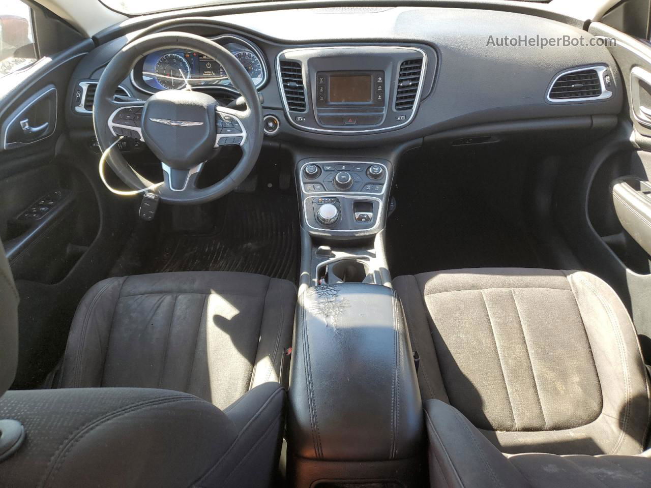 2015 Chrysler 200 Limited Бордовый vin: 1C3CCCAB9FN537987