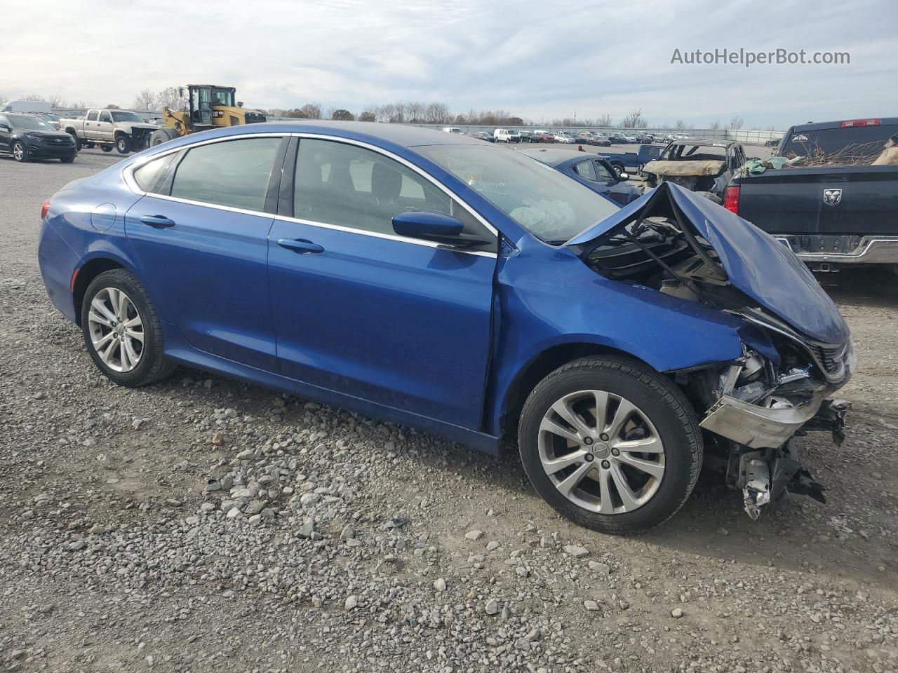 2015 Chrysler 200 Limited Blue vin: 1C3CCCAB9FN561450