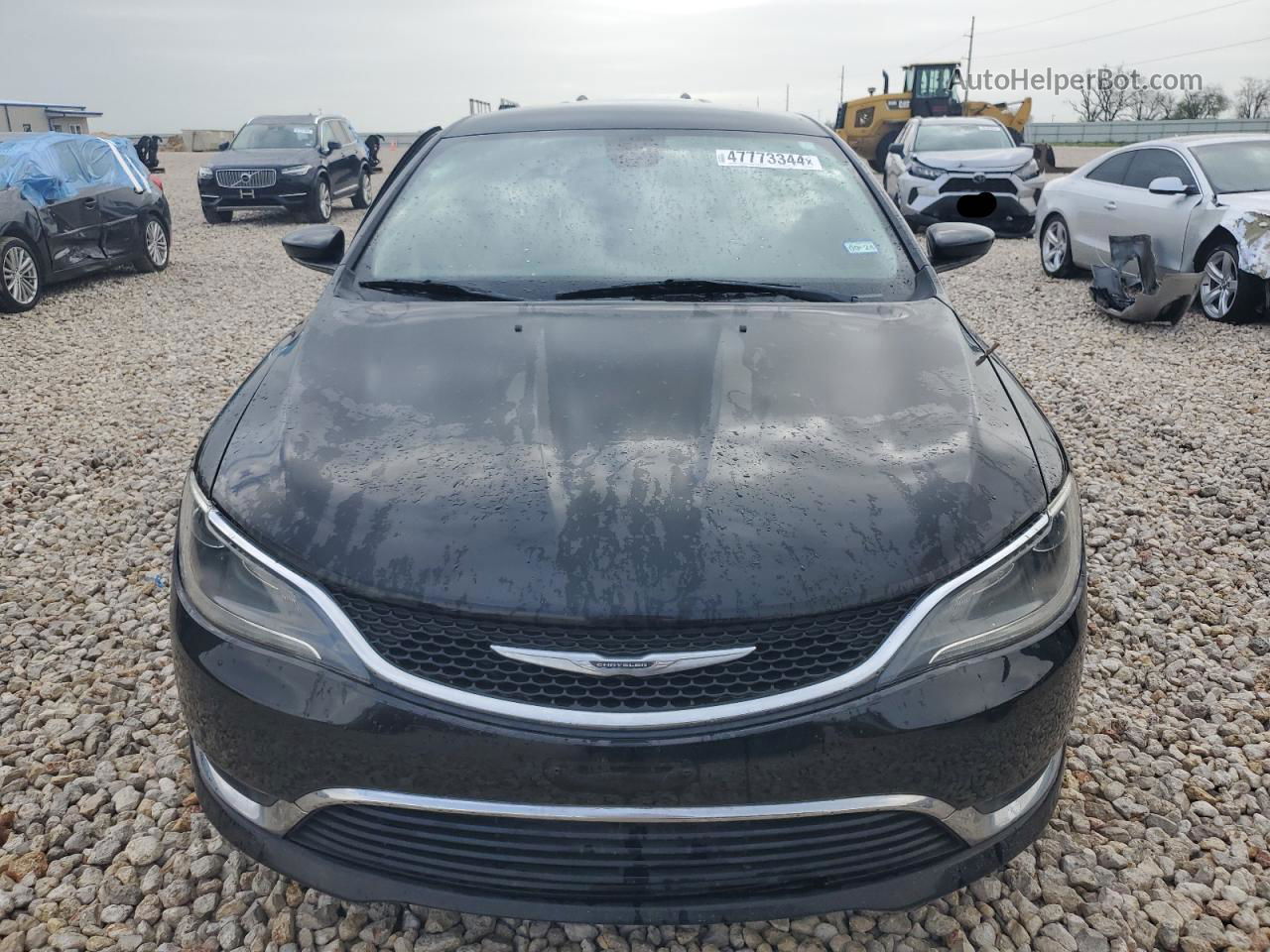 2015 Chrysler 200 Limited Black vin: 1C3CCCAB9FN606225