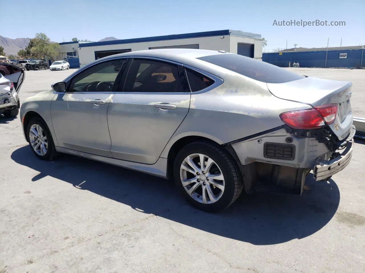 2015 Chrysler 200 Limited Серебряный vin: 1C3CCCAB9FN617273