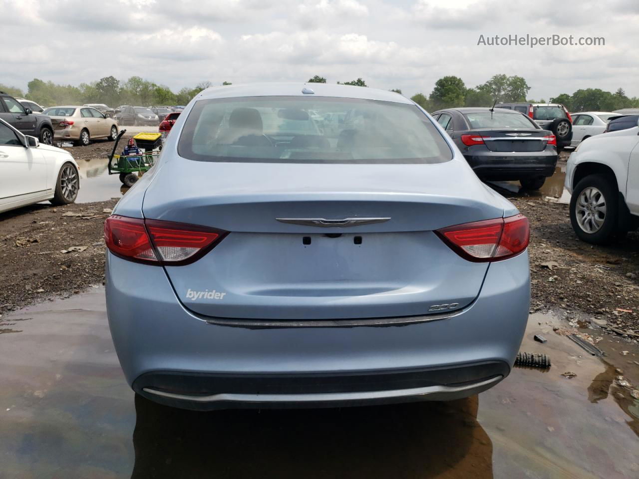 2015 Chrysler 200 Limited Blue vin: 1C3CCCAB9FN631769