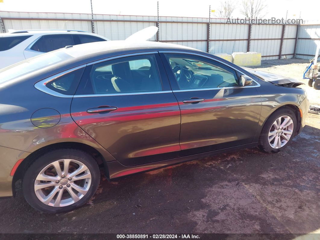 2015 Chrysler 200 Limited Gray vin: 1C3CCCAB9FN633084