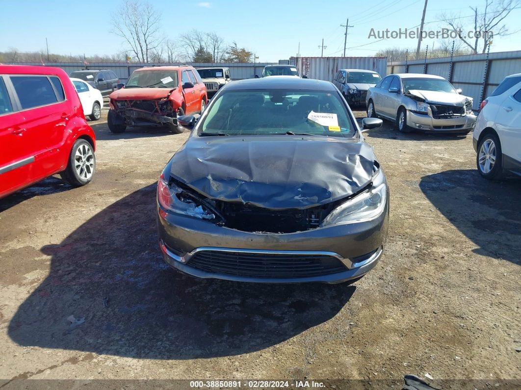 2015 Chrysler 200 Limited Gray vin: 1C3CCCAB9FN633084