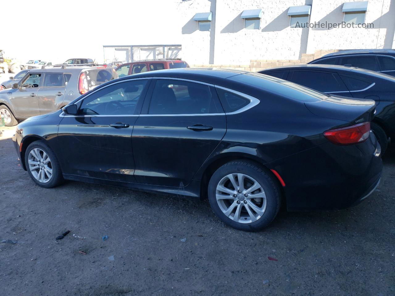 2015 Chrysler 200 Limited Black vin: 1C3CCCAB9FN641590