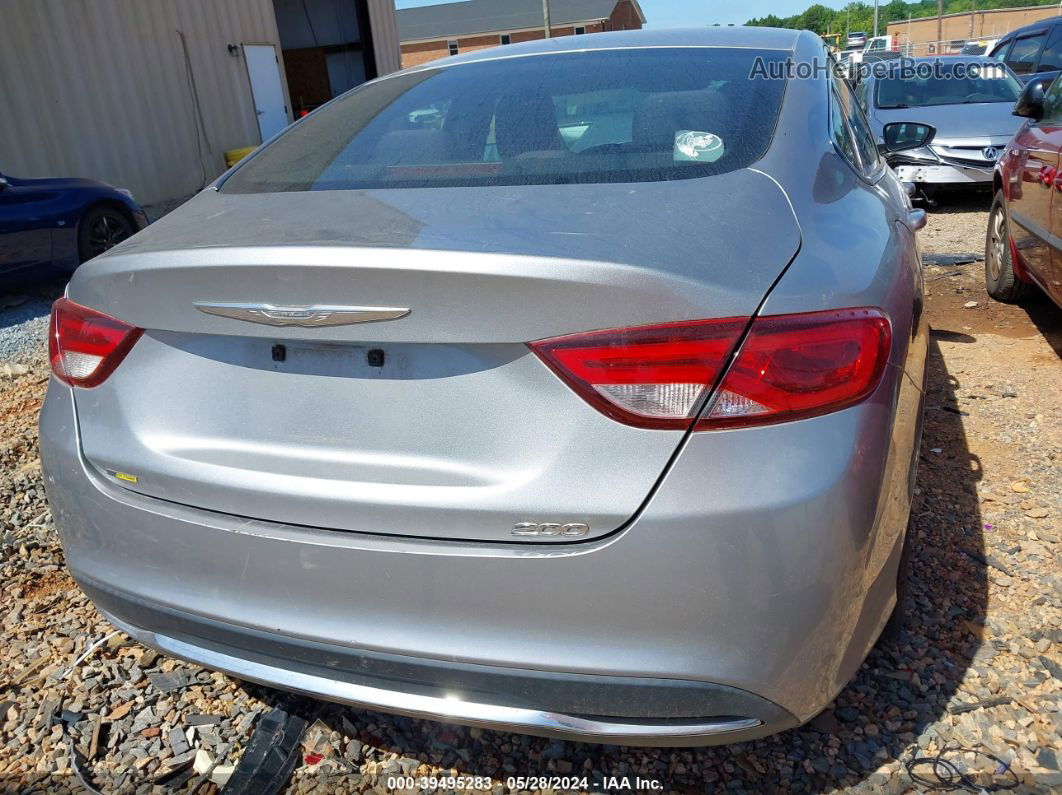 2015 Chrysler 200 Limited Silver vin: 1C3CCCAB9FN649009