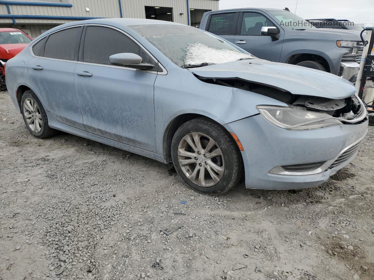 2015 Chrysler 200 Limited Blue vin: 1C3CCCAB9FN680700