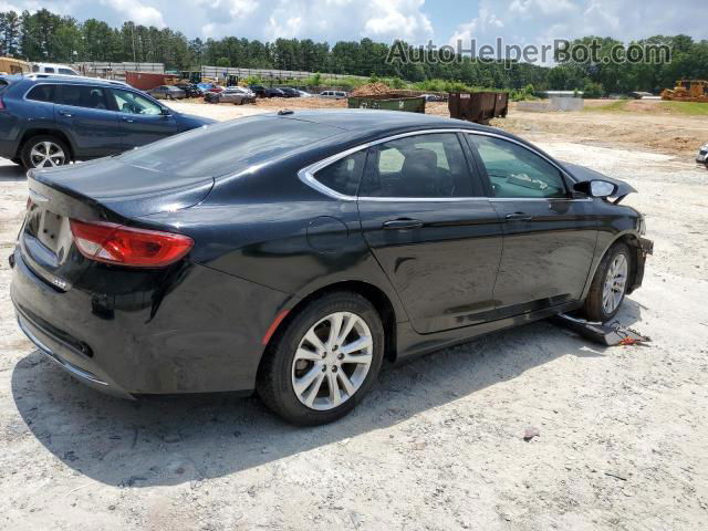 2015 Chrysler 200 Limited Black vin: 1C3CCCAB9FN688408