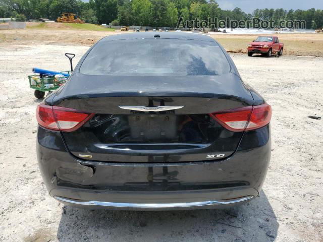 2015 Chrysler 200 Limited Black vin: 1C3CCCAB9FN688408