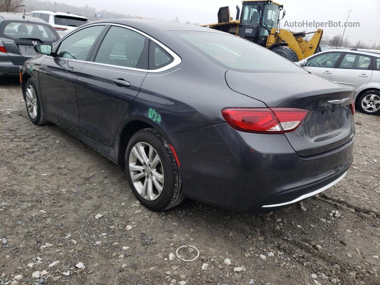 2015 Chrysler 200 Limited Gray vin: 1C3CCCAB9FN715770