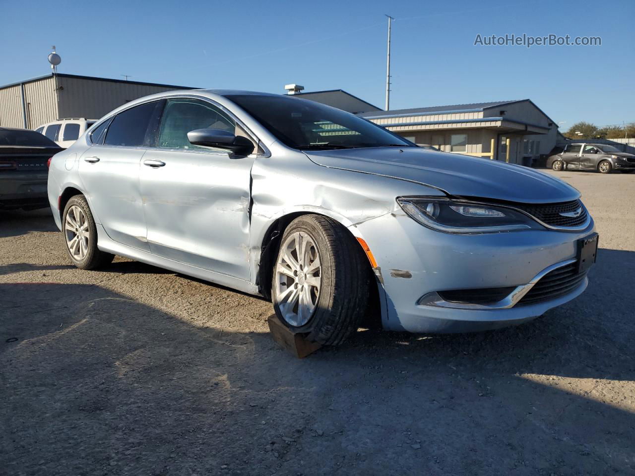 2015 Chrysler 200 Limited Blue vin: 1C3CCCAB9FN723660