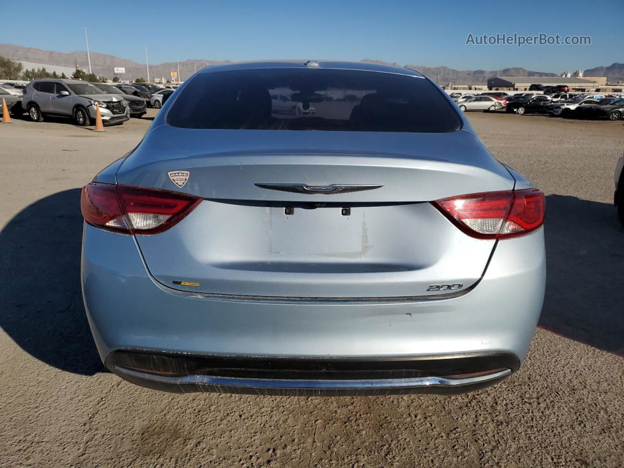 2015 Chrysler 200 Limited Синий vin: 1C3CCCAB9FN723660