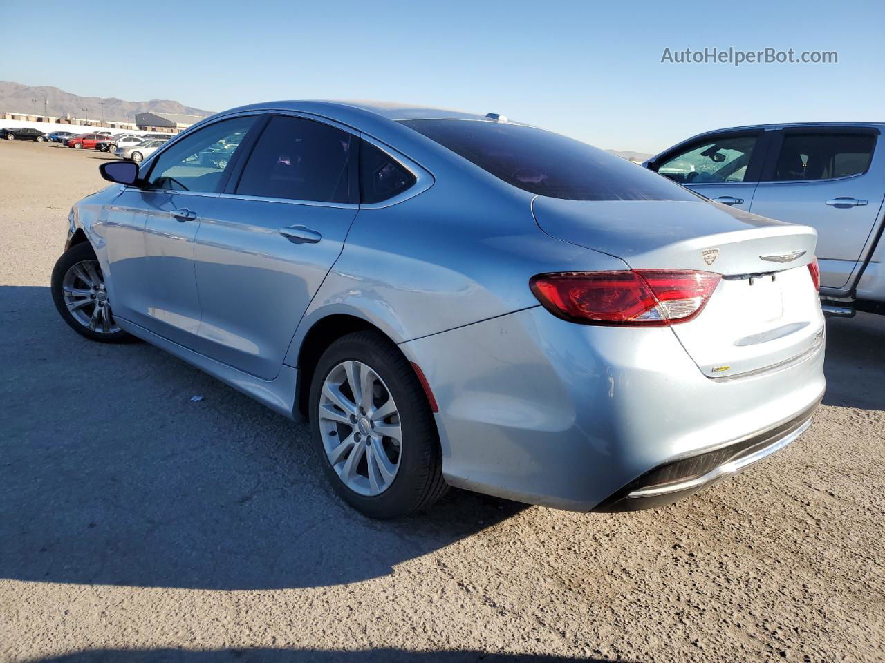 2015 Chrysler 200 Limited Blue vin: 1C3CCCAB9FN723660