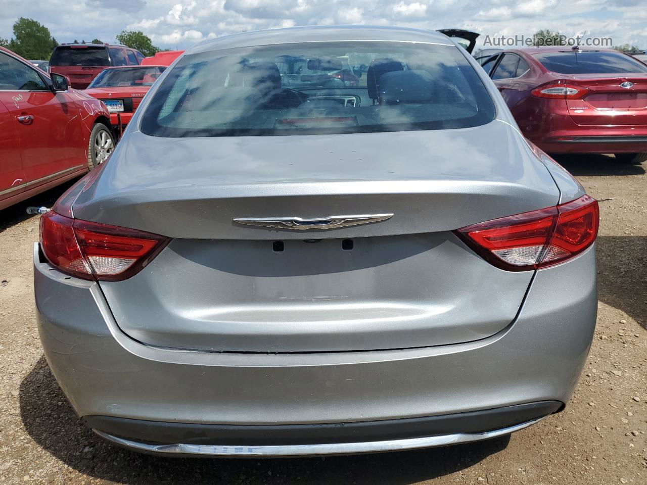 2015 Chrysler 200 Limited Silver vin: 1C3CCCAB9FN750681