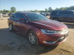 2016 Chrysler 200 Limited Burgundy vin: 1C3CCCAB9GN109161