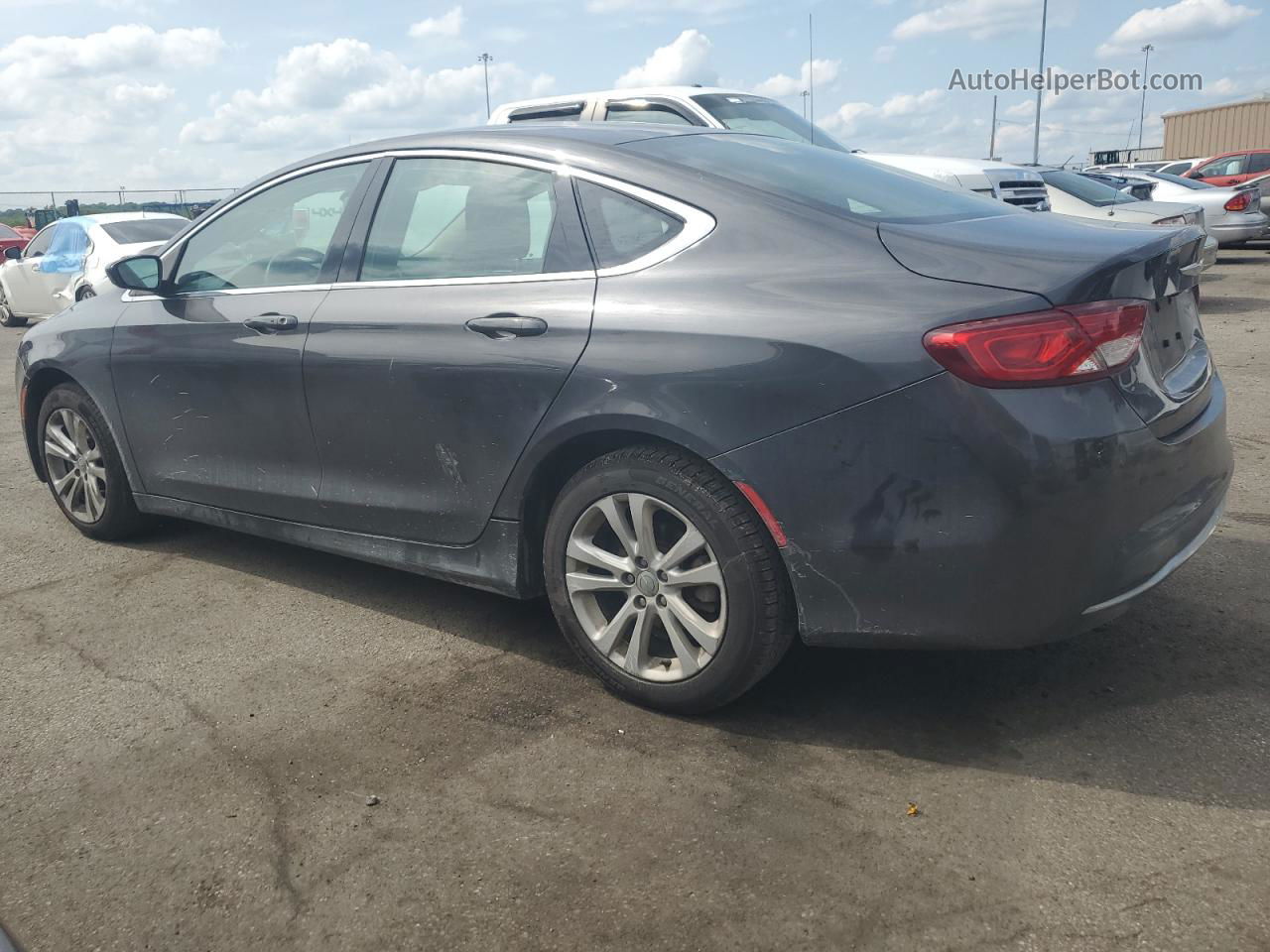 2016 Chrysler 200 Limited Серый vin: 1C3CCCAB9GN117891