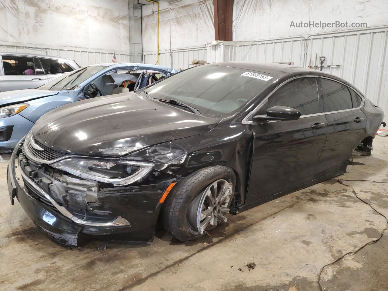 2016 Chrysler 200 Limited Black vin: 1C3CCCAB9GN120225