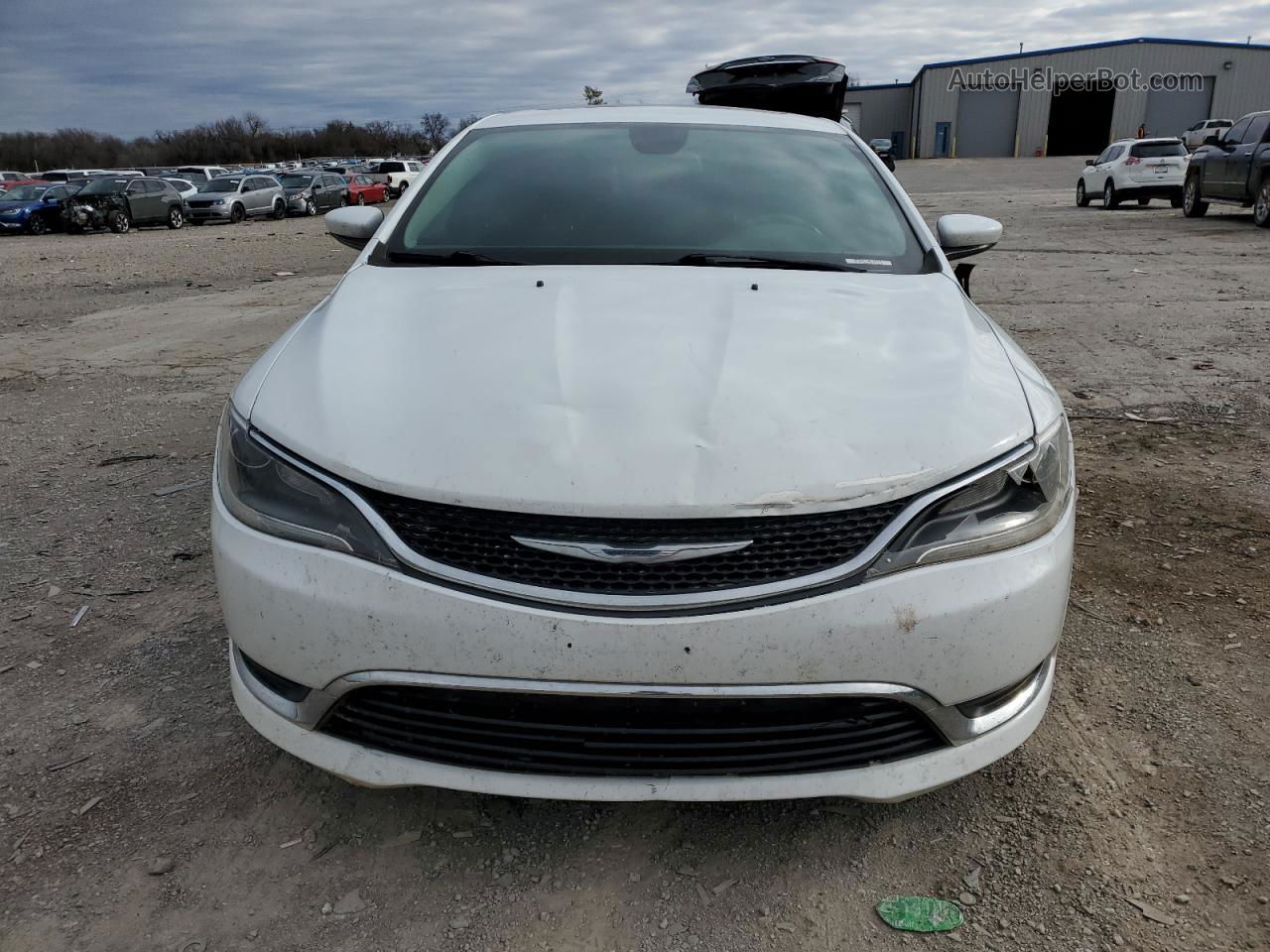 2016 Chrysler 200 Limited White vin: 1C3CCCAB9GN120239