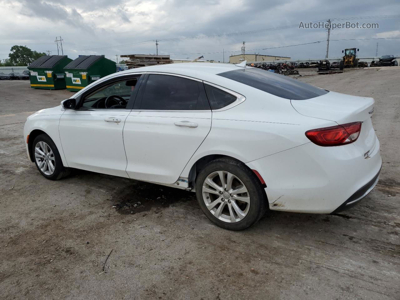 2016 Chrysler 200 Limited White vin: 1C3CCCAB9GN120239