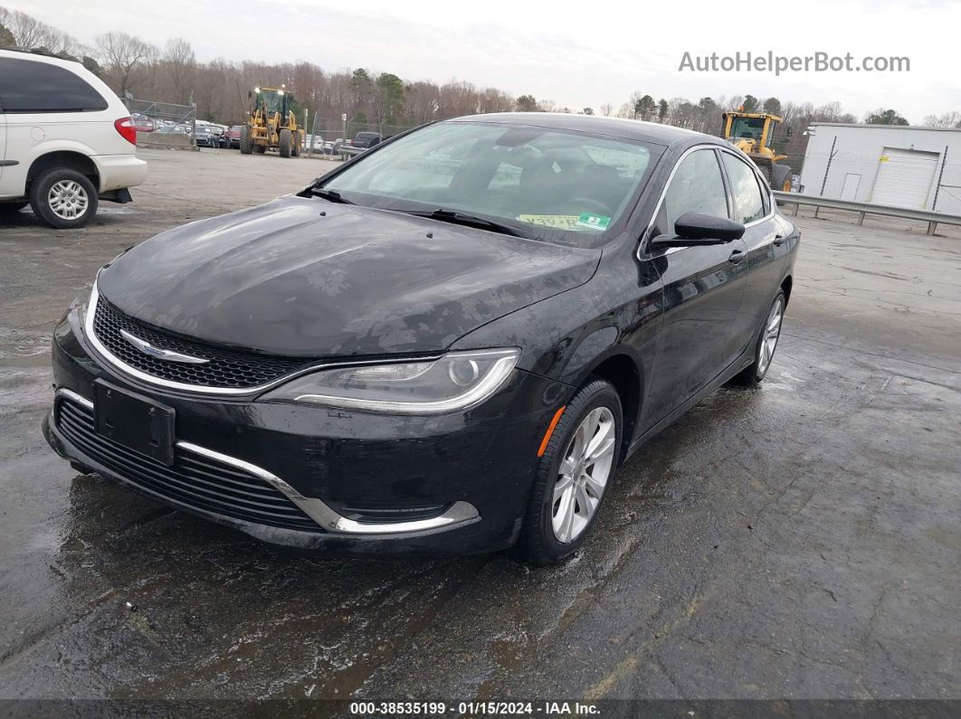 2016 Chrysler 200 Limited Black vin: 1C3CCCAB9GN121942