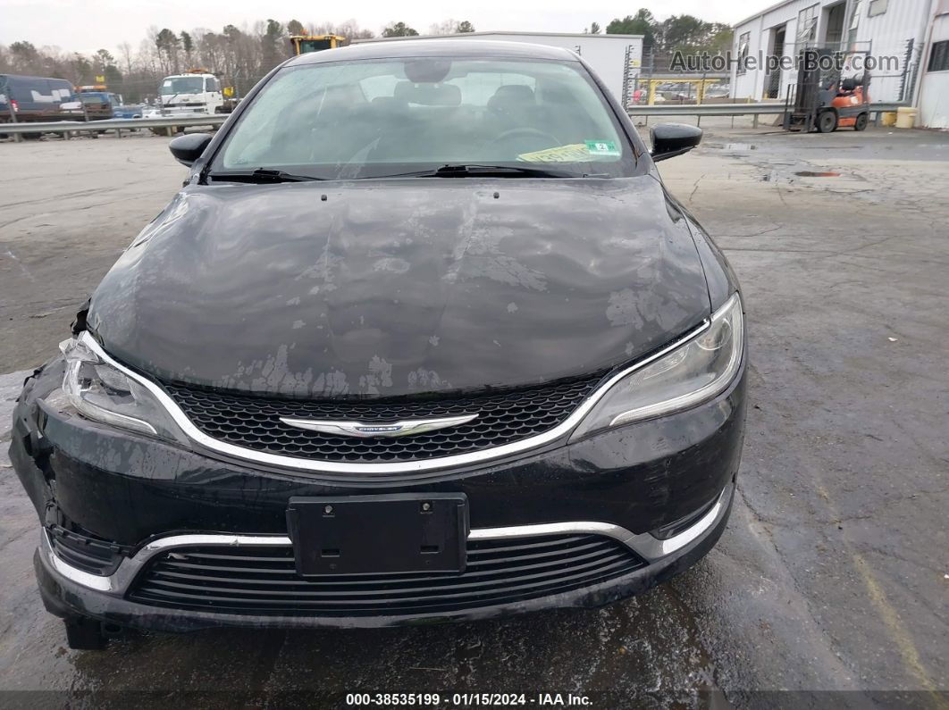 2016 Chrysler 200 Limited Black vin: 1C3CCCAB9GN121942