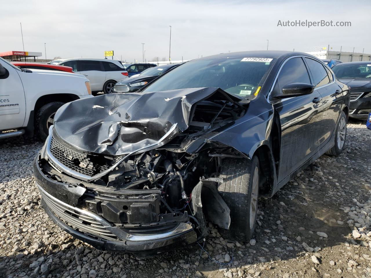 2016 Chrysler 200 Limited Черный vin: 1C3CCCAB9GN125280