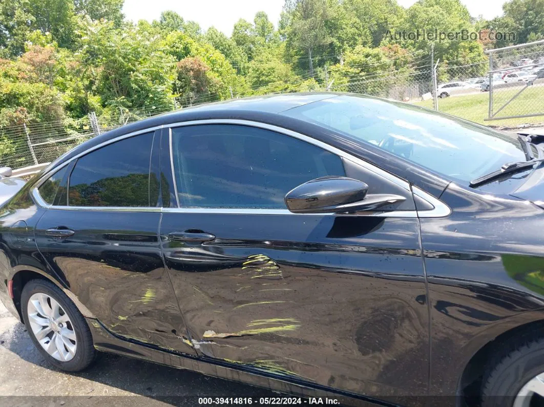 2016 Chrysler 200 Limited Black vin: 1C3CCCAB9GN125585