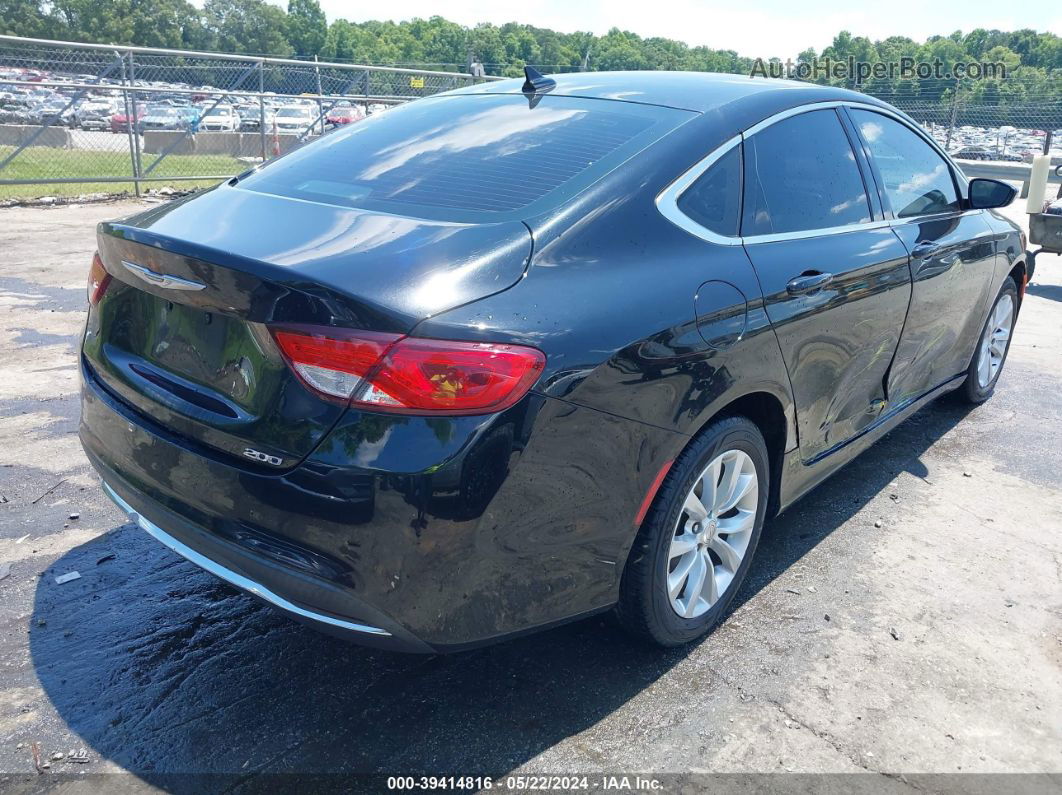 2016 Chrysler 200 Limited Черный vin: 1C3CCCAB9GN125585