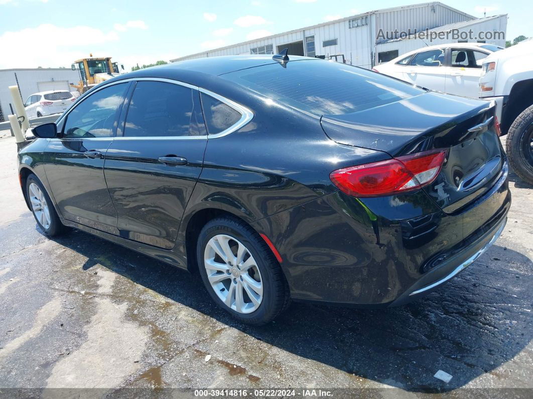 2016 Chrysler 200 Limited Черный vin: 1C3CCCAB9GN125585