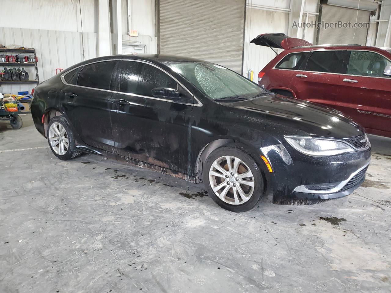 2016 Chrysler 200 Limited Black vin: 1C3CCCAB9GN126316