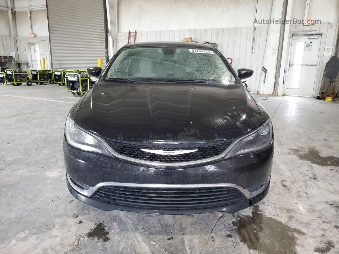 2016 Chrysler 200 Limited Black vin: 1C3CCCAB9GN126316