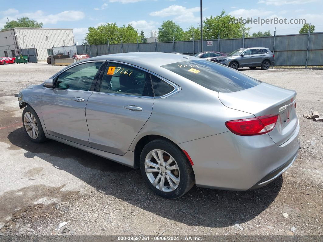 2016 Chrysler 200 Limited Silver vin: 1C3CCCAB9GN128924