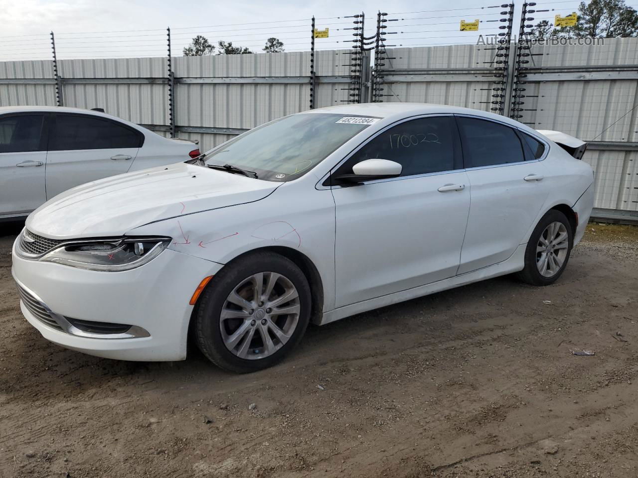 2016 Chrysler 200 Limited White vin: 1C3CCCAB9GN135937