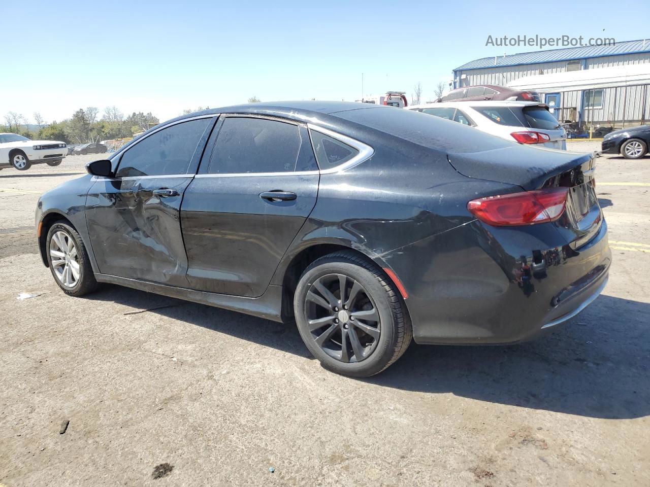 2016 Chrysler 200 Limited Black vin: 1C3CCCAB9GN139163