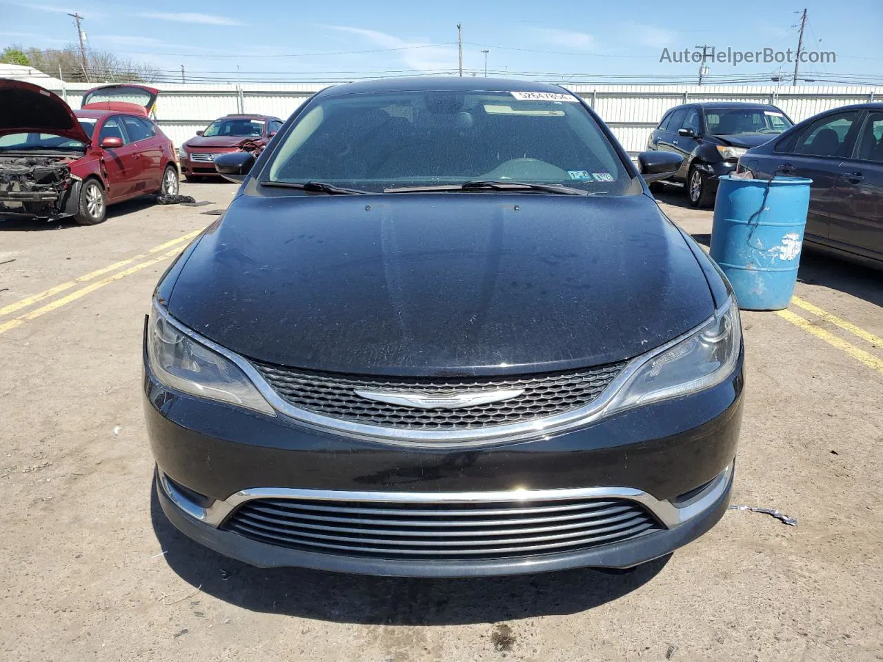 2016 Chrysler 200 Limited Black vin: 1C3CCCAB9GN139163