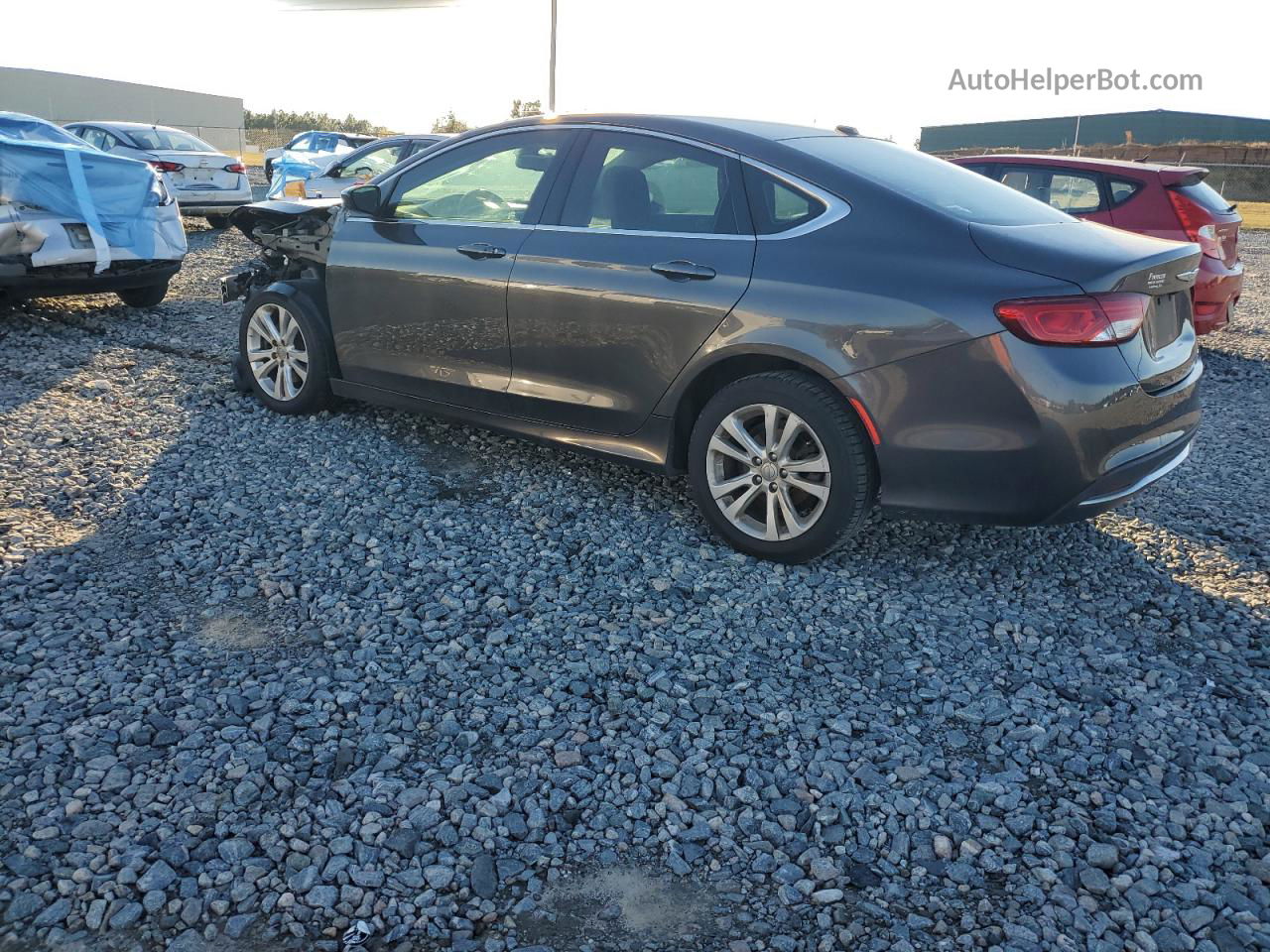 2016 Chrysler 200 Limited Charcoal vin: 1C3CCCAB9GN143715